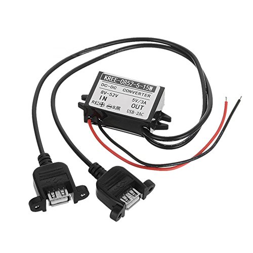 Amazon.co.jp: 15W DC→DC 12V/24V/36V/48V→ 5V 3A電圧にデュアルUSB